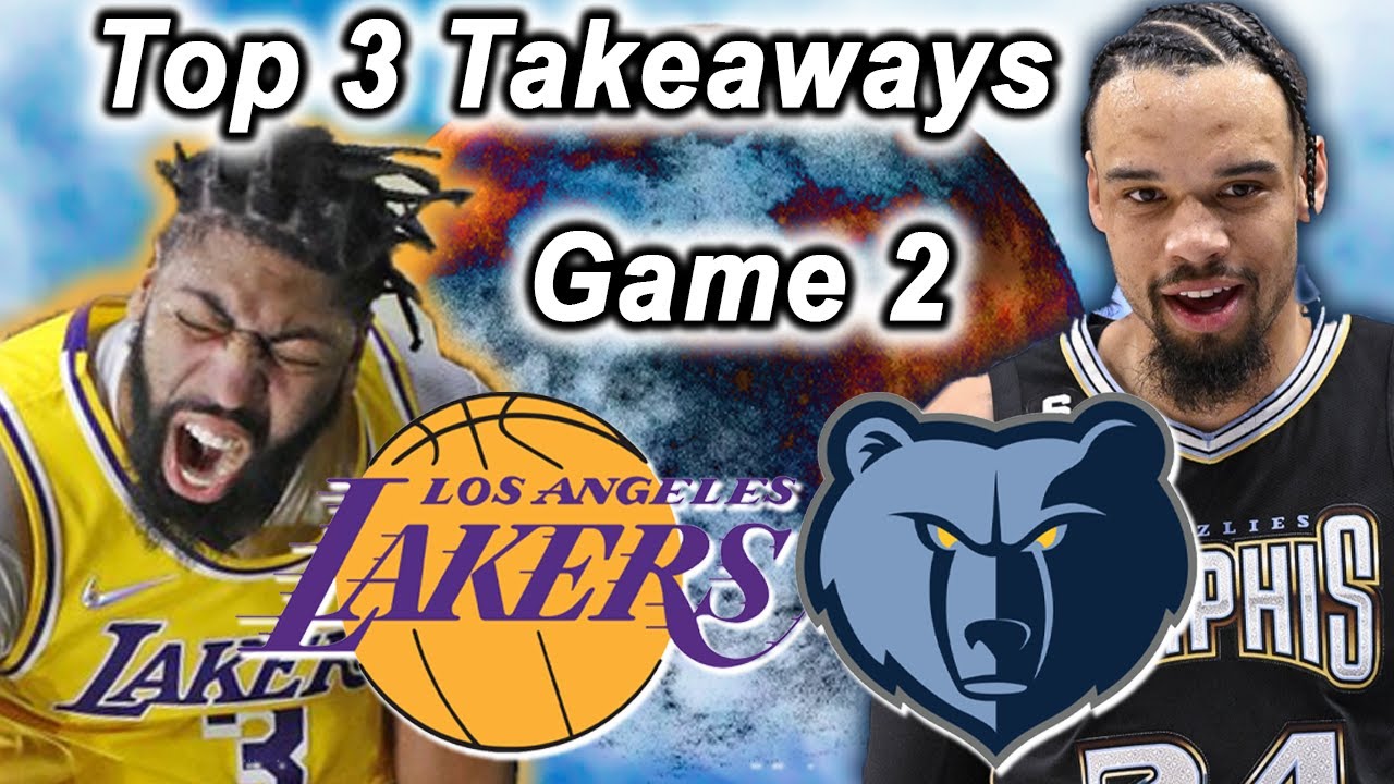 Lakers Stink, Lakers Grizzlies Game 2 Top 3 Takeaways [4/19/23] - YouTube