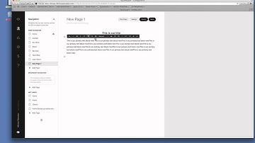 Squarespace 6 Tutorial - Adding new text and spacer blocks