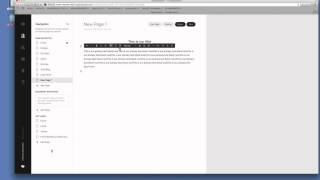 Squarespace 6 Tutorial - Adding new text and spacer blocks