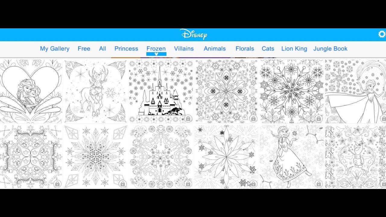 Review of Art of Coloring by Disney for Windows 10