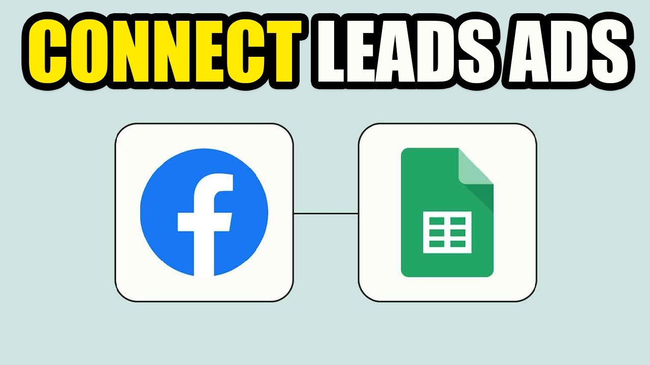 How To Connect Facebook Lead Ads To Google Sheets - New Method - YouTube
