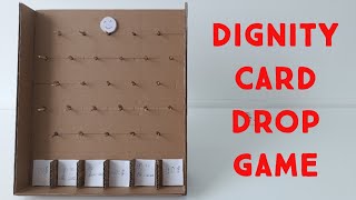 DIY How to make a Marble Drop Game For Kids (Very simple)