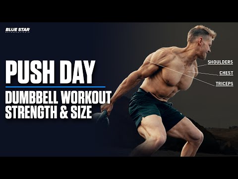 Push Day Muscle Growth: Dumbbell Workout for Strength & Hypertrophy