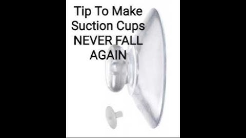 Tip To Make Suction Cups NEVER FALL AGAIN#tips#hacks