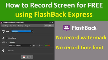 How to Record Screen for FREE using FlashBack Express