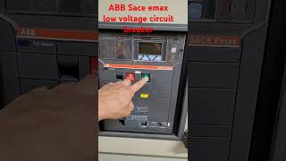 how it sounds when you push OFF button on  ABB Sace emax low voltage circuit breaker