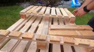 rustic wooden crates for fruit and storage, from pallets