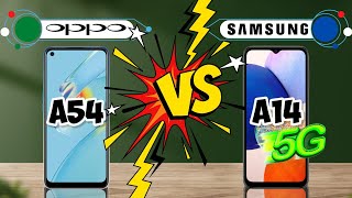 Oppo A54 vs Samsung A14 5G | Full Comparison | A54 vs A14 5G