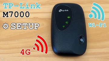 TP-Link M7000 portable 4G router Wi-Fi • Unboxing, installation, configuration and test