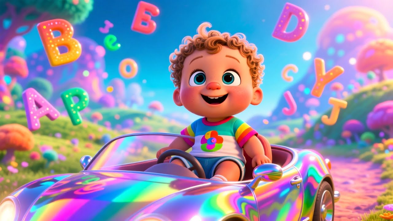 Magic Car ABC Journey 🚗✨🎶 Fun Alphabet Song | Learn ABCs on a Magical Ride