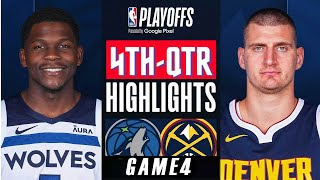 Denver Nuggets vs Minnesota Timberwolves Game 4 Highlights 4th-QTR | May 12 | 2024 NBA Playoffs