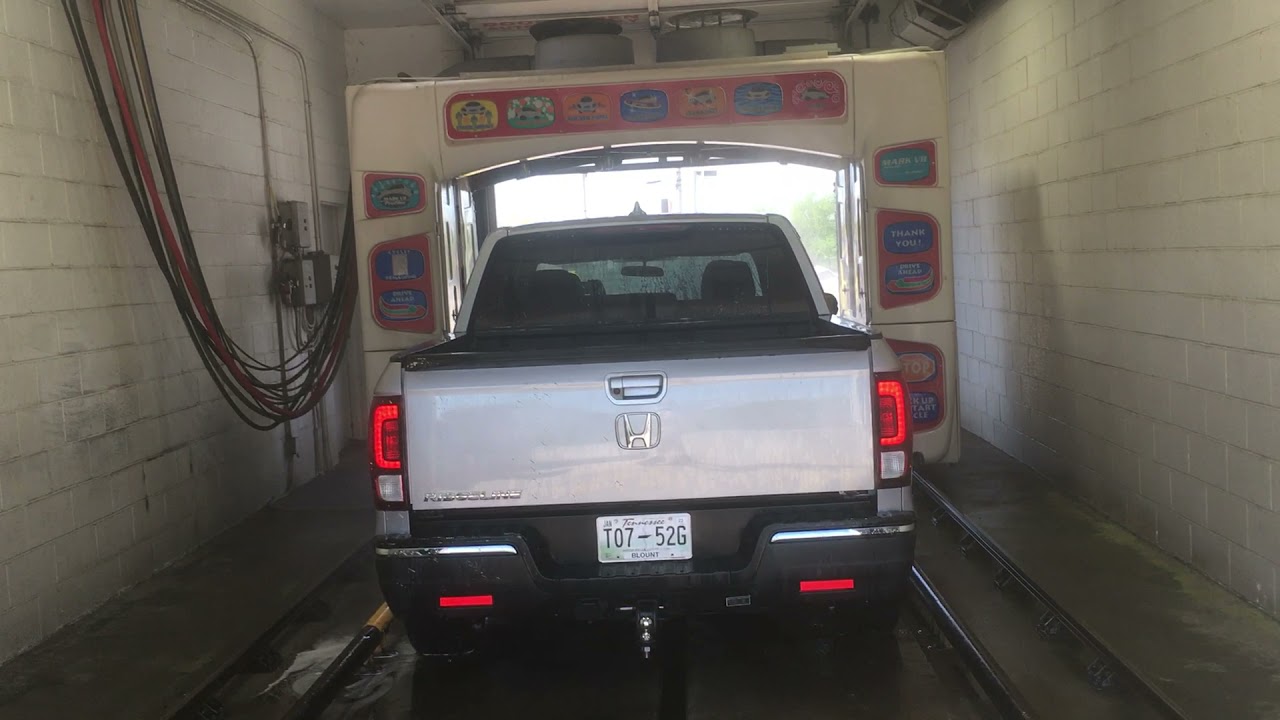 touch free car wash at the Mobile gas station