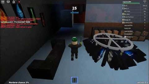 Being offensive in Roblox Twisted Murderer (Part 3)