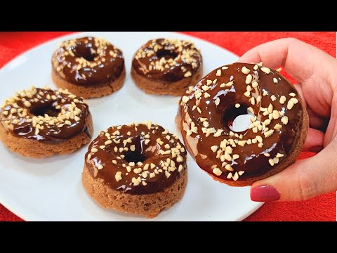 PARE de comer AÇÚCAR! Donuts SAUDÁVEL e SEM FARINHA - Rápido, Barato e Fácil!