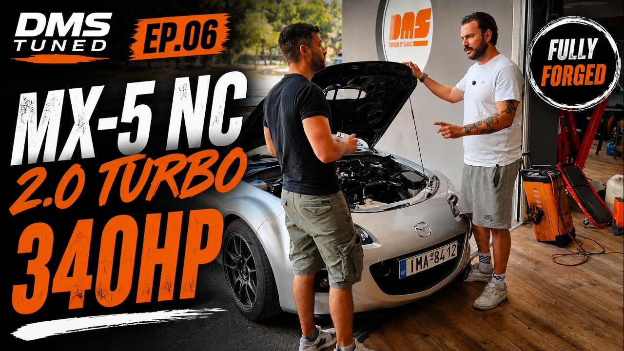 MX-5 NC 2.0 Turbo Fully Forged — 340 HP | Tune, Test Drive & Ορεινή Βόλτα