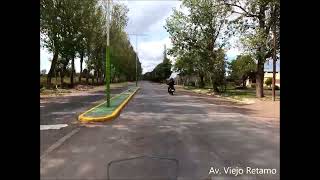 Rodando por el Carril Viejo Retamo, sobre RP60, Distrito de Philips. Junin. Mendoza