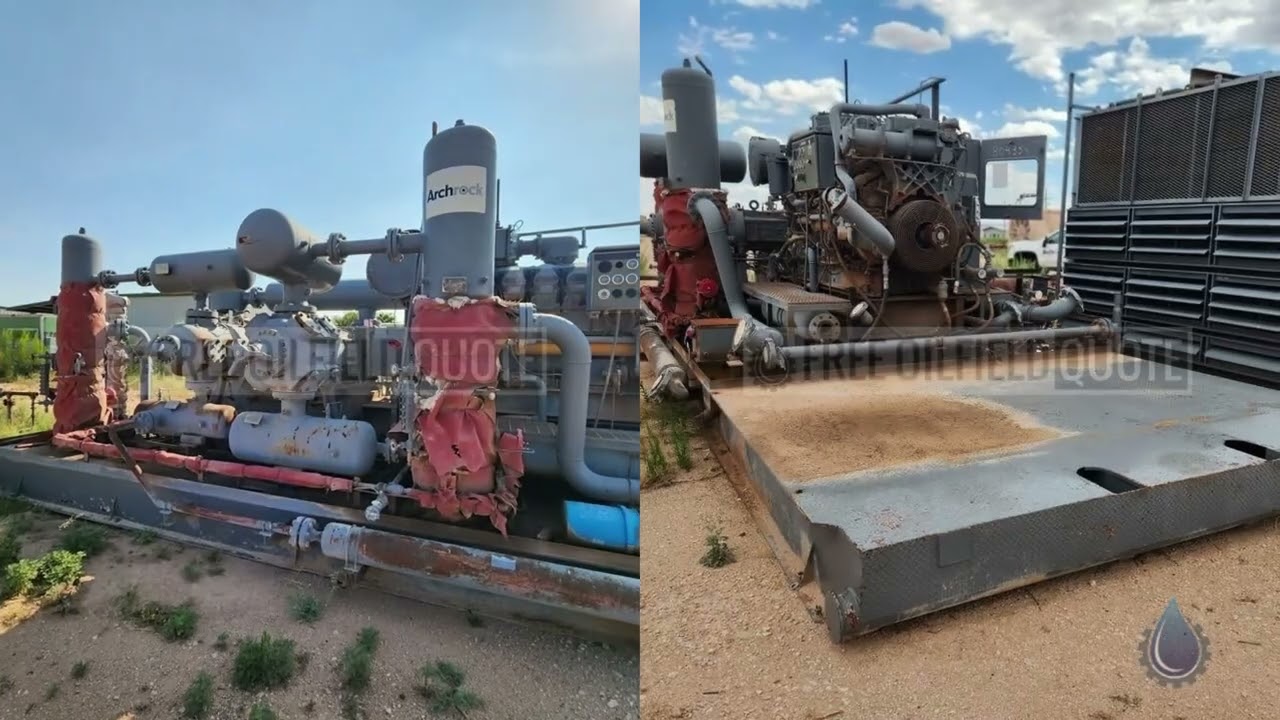 Ariel JGK 4 Three Stage Compressor with Cat G3516 Engine 1080p