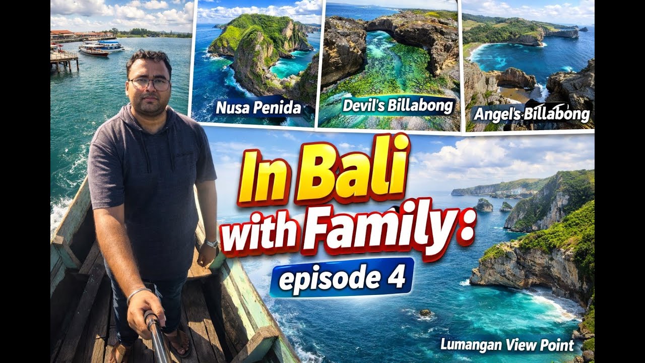In Bali with Family - 4 | Nusa Penida Island Episode 🌊 | 