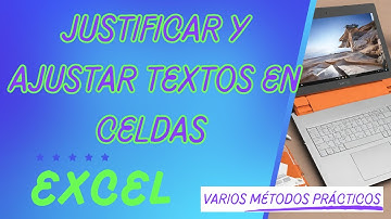 #Justificar y #ajustar #textos en #celdas #Excel - varios métodos prácticos