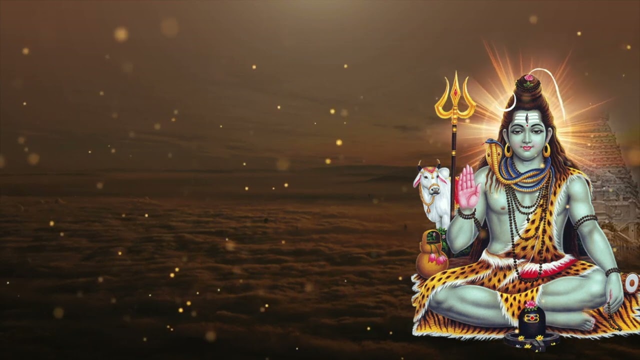 Shiv Mahadev 3D Video Background | 4K Hd Free Video | No Copyright   | Animation Free Video