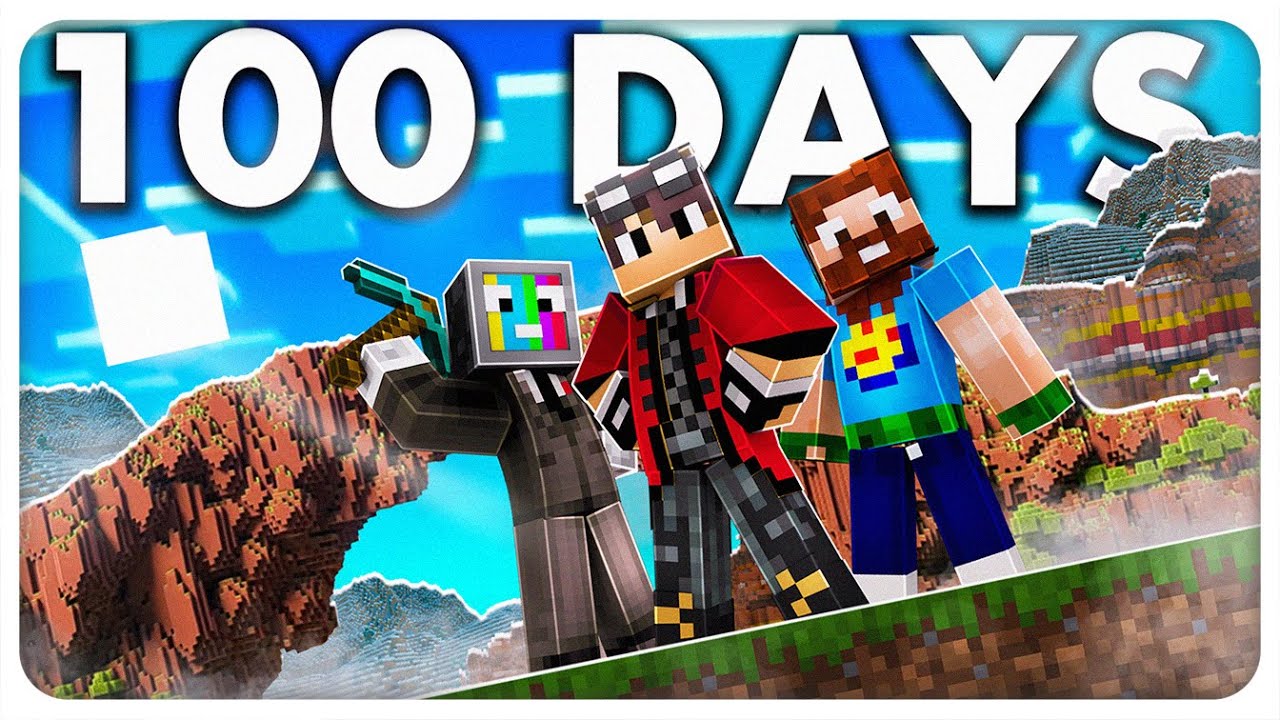 100 Days on a Minecraft SMP - YouTube