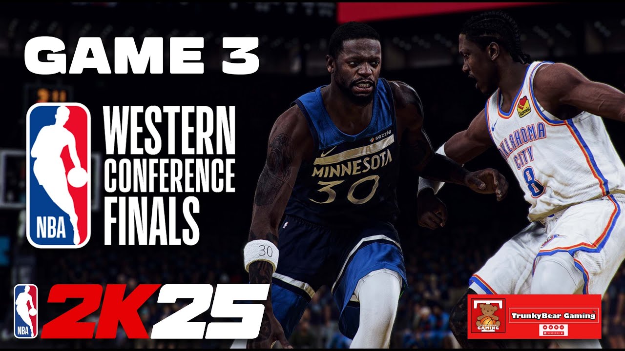 THUNDER VS TIMBERWOLVES | NBA WESTERN CONFERENCE FINALS | NBA 2K25 PC ...