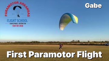 Another first flight – first Paramotor solo at Paramotor Arkansas flight school