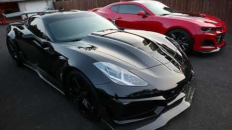 2019 CORVETTE ZR1 VS. 2019 CORVETTE ZR1.  KNUCK 717 VS. STREET SPEED 717 WHOS GONNA WIN?