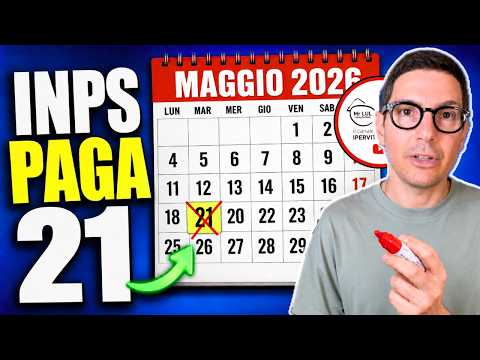 Video Pagamenti INPS 21 Maggio 2026: le NUOVE date ADI, Assegno Unico, NASpI, Pensioni e Carta Acquisti