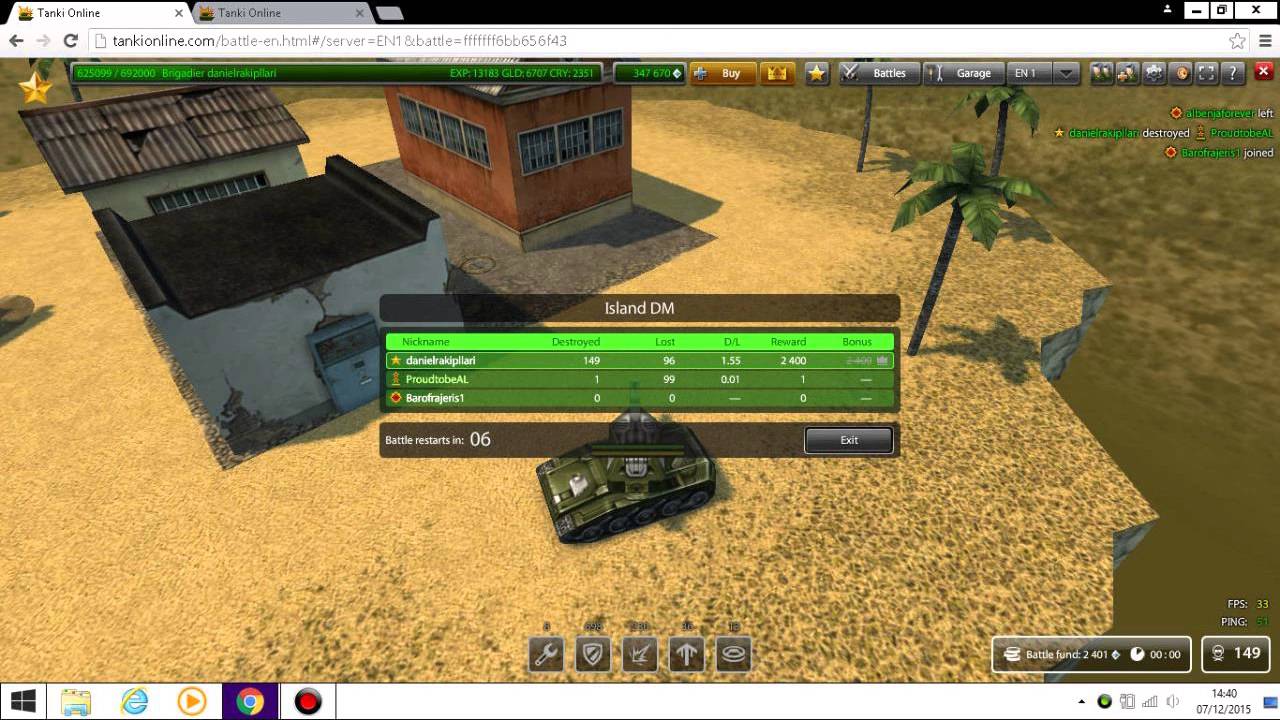 Tanki online I.Prince_of_Albanian battle fund #2