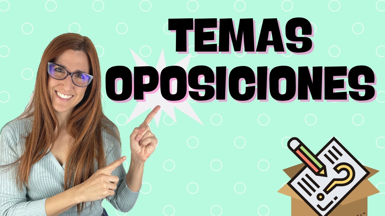 📝 ¿Cómo hacer el TEMARIO de unas OPOSICIONES? [Haz ESTO ] - YouTube