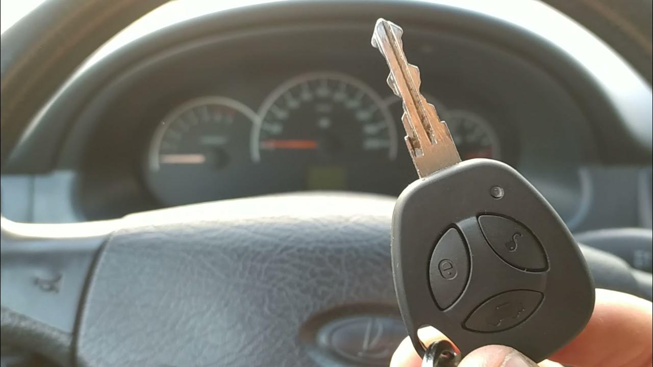 Как снять с охраны красным ключом приора Не обучается ключ Priora после заливки не обученного еепром - YouTube