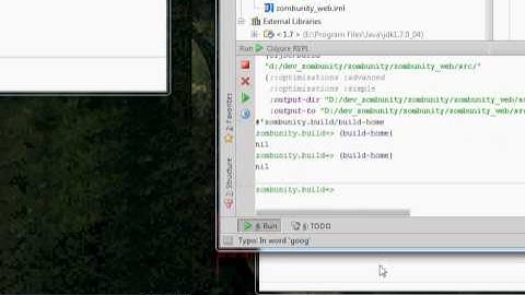 Zombunity MUD: Compiling ClojureScript in IDEA on Windows
