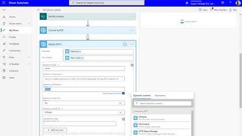 Redact document using Microsoft Power Automate and Encodian