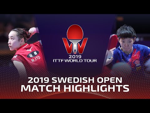Wang Manyu  vs Mima Ito | 2019 ITTF Swedish Open Highlights (1/4)