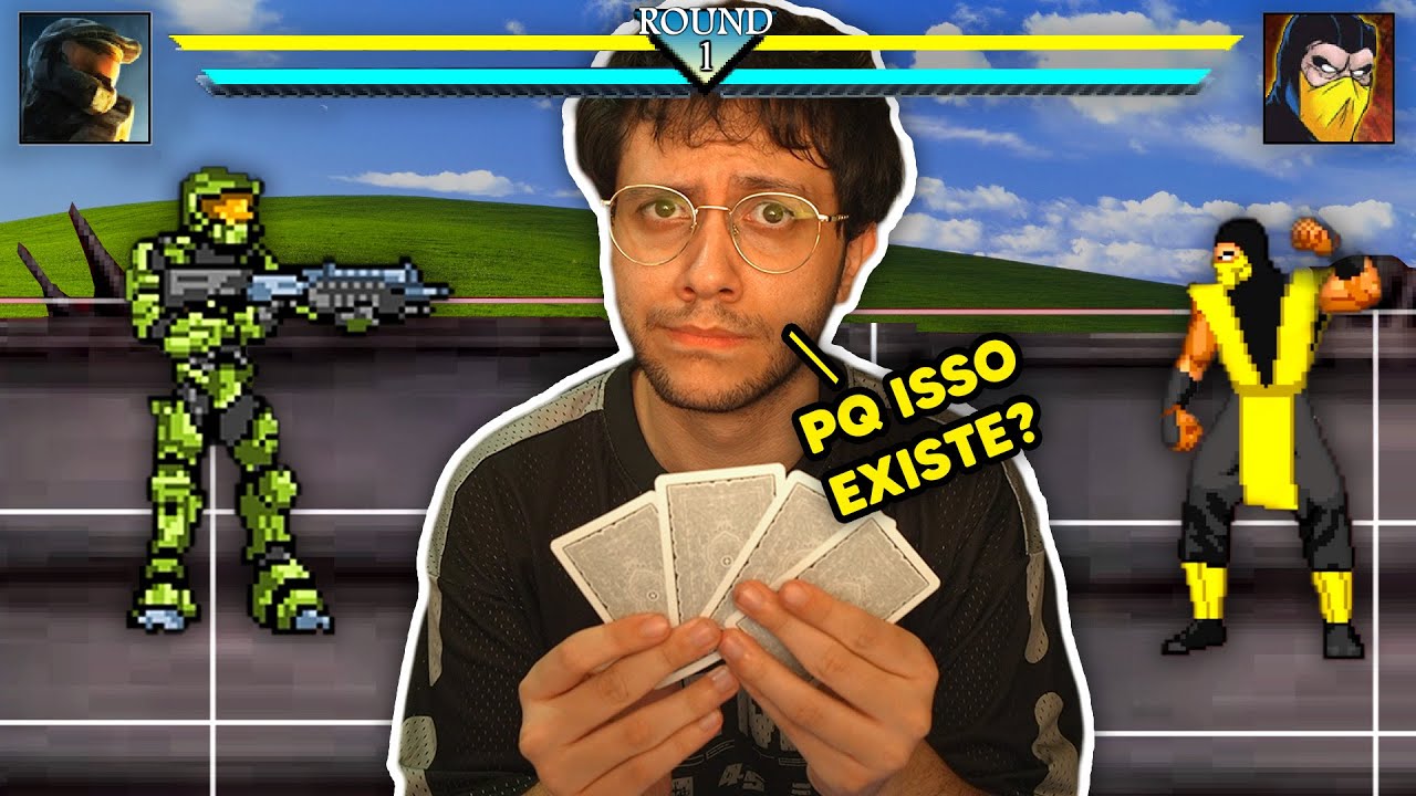 o jogo de luta MAIS ESQUISITO que eu já vi na vida (Kombat Fighters: King of the Kards)