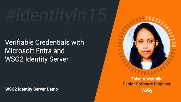 Verifiable Credentials with Microsoft Entra and WSO2 Identity Server