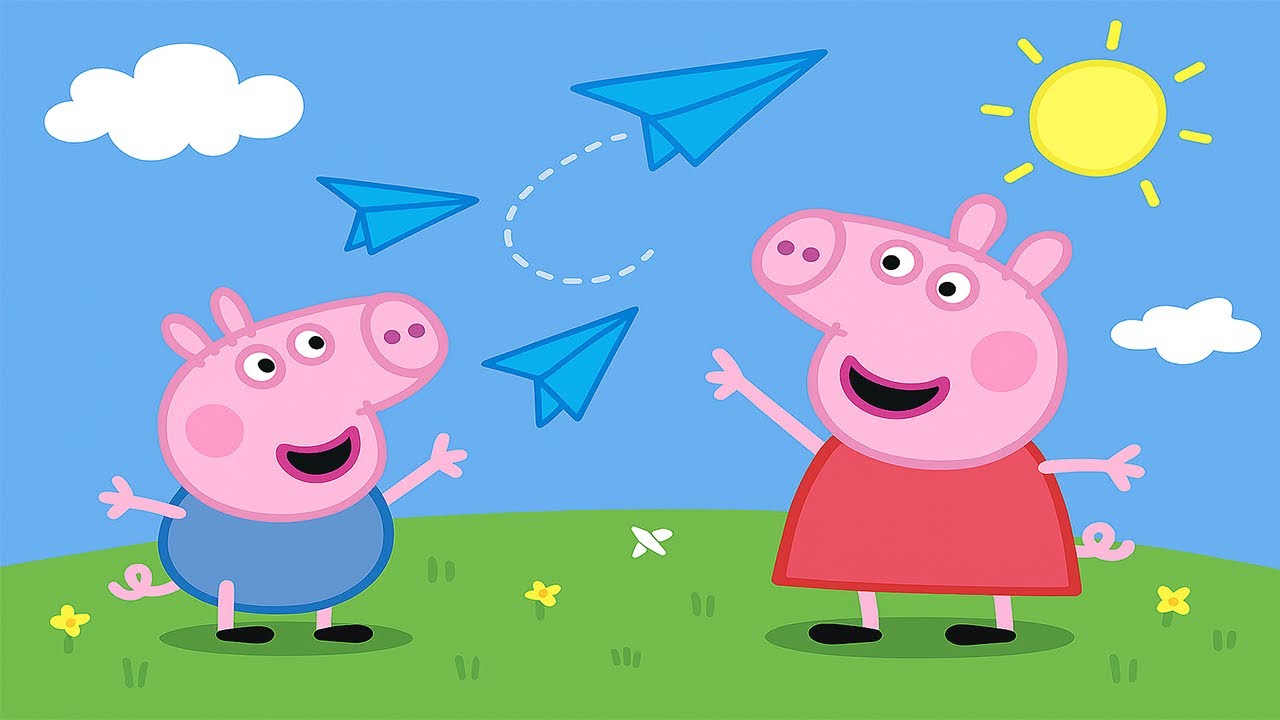Peppa Pig And The Adventures Of A Paper Plane ✈️🐷 | Funny Peppa Pig Animation