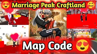 😍 Marriage  🎀Craftland Map In Free Fire Game 🔥Pass? Map Code Review in map 🫂#marriage #craftland screenshot 3