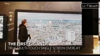 U-TOUCH WILL BE SHOWCASING THE 152 TRUE MULTI-TOUCH SINGLE SCREEN OVERLAY at BETT 2013