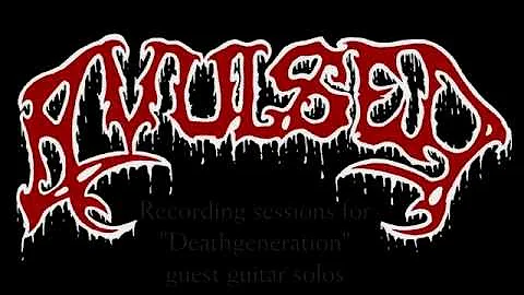AVULSED - Guest guitar solos recording sessions for "Deathgeneration" [2016]