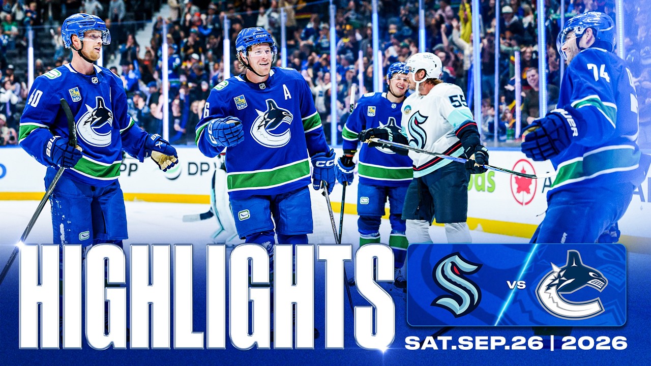 Game in 10 | Vancouver Canucks vs. Seattle Kraken Preseason Highlights (Sep 26 2026)