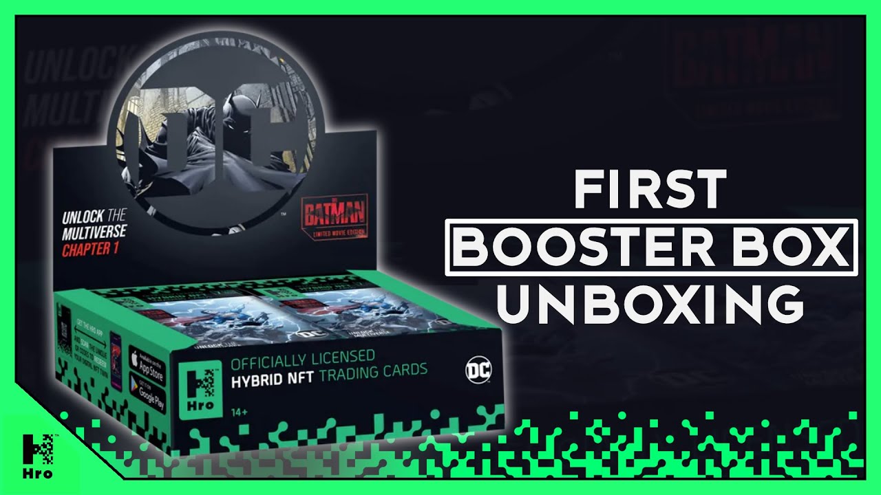 1 HRO Booster Box 8 Legends - Live HRO Hybrid NFT Trading card unboxing (1st Box)
