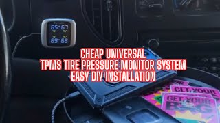Tymate TM7 Universal Easy to install TPMS Tire Pressure Monitor System review Ford Econoline mods