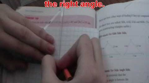 Constructing an RHS triangle