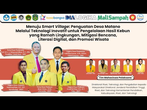 MENUJU SMART VILLAGE: PENGUATAN DESA MATANO MELALUI TEKNOLOGI INOVATIF (KEMENDIKBUDRISTEK-UNM-UNCP)