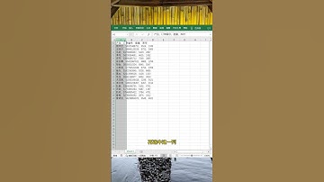 10秒把一堆文字转成表格#办公技巧 #EXCEL #文员 #职场 #每天学习一点点 #办公技巧 #excel #exceltips