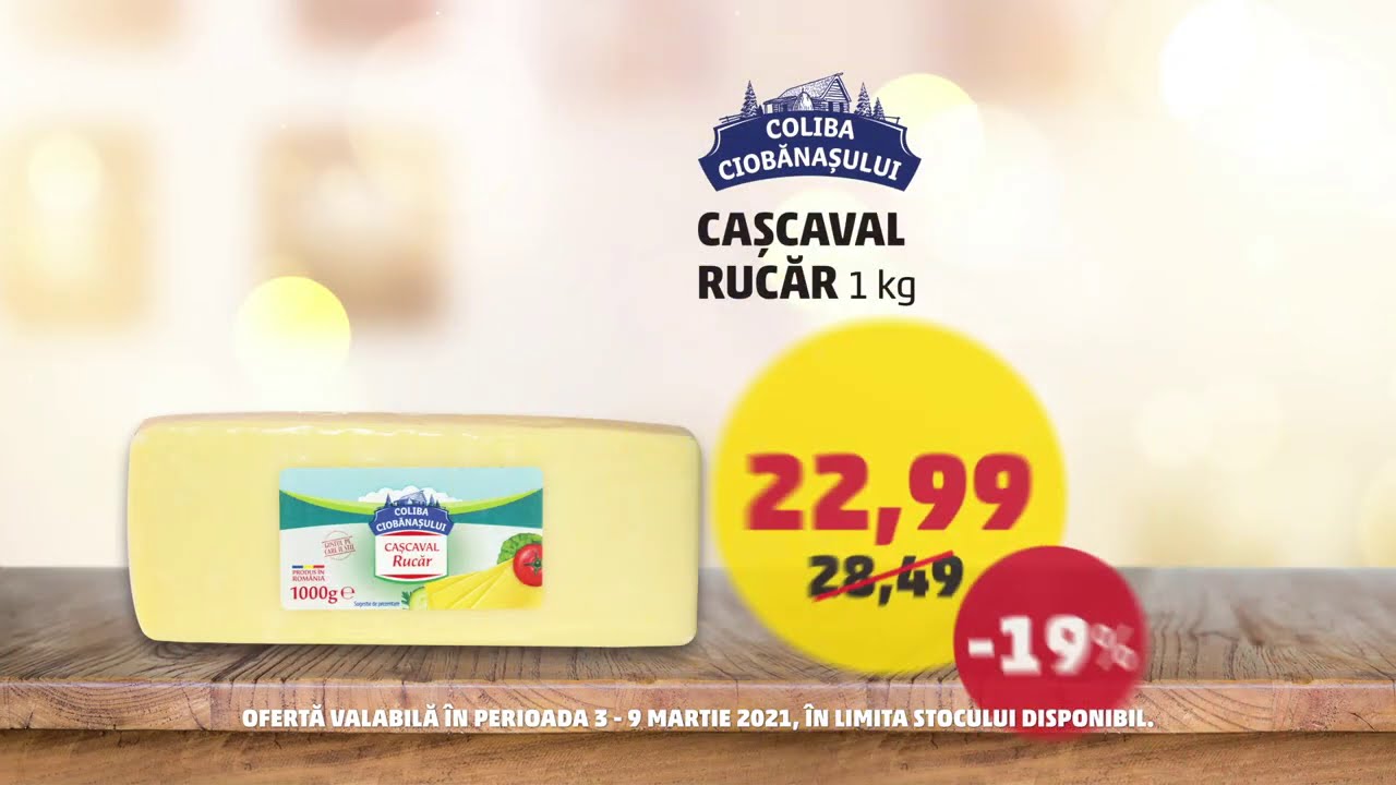 Ofertă cafea măcinată Doncafe Selected și cașcaval rucăr Coliba Ciobănașului  | 3 - 9 mar