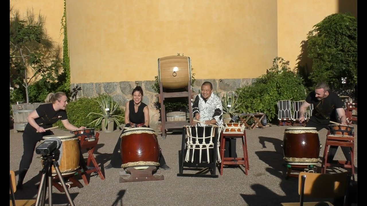 2024-09-14 Joint Taiko Performance - "Lion Chant" at Culture Night in Uppsala, Botanical Garden