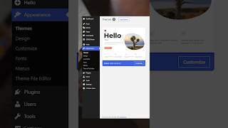Installed the free “Hello Elementor” WordPress plugin and gave it a try#elementor #webdesign